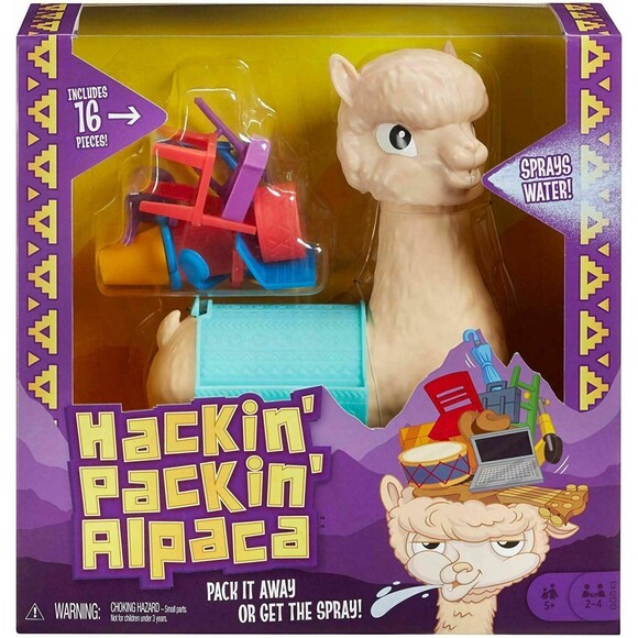MATTEL Plastic HACKIN' PACKIN' ALPACA Ages 5 Years & Up FAST SHIPPING - Picture 1 of 6